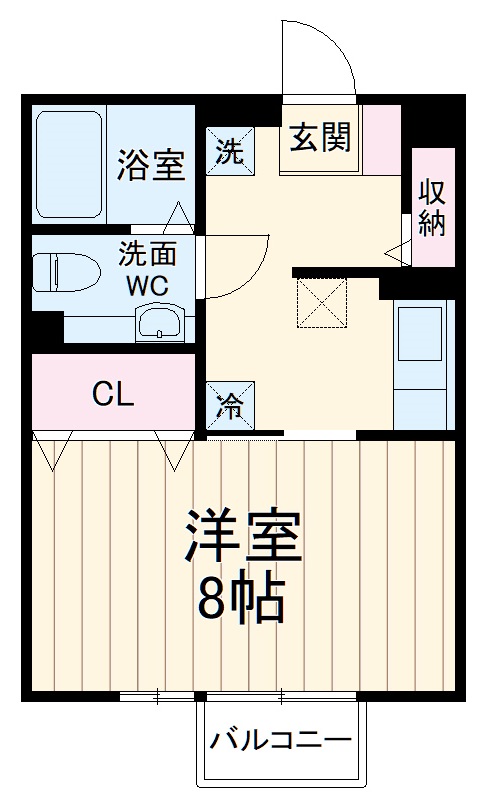 モナリエ中浦和の間取り