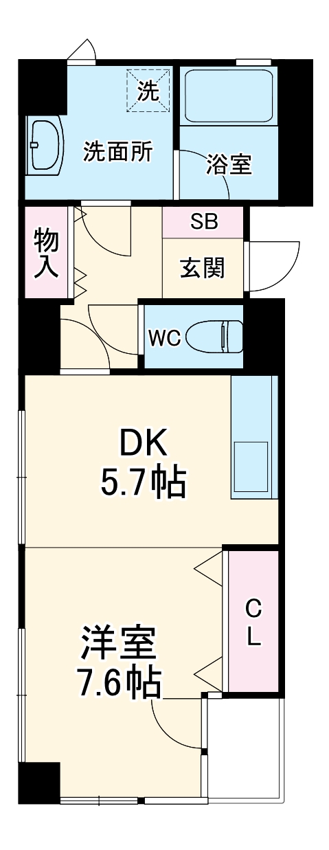 サンローズ本町の間取り