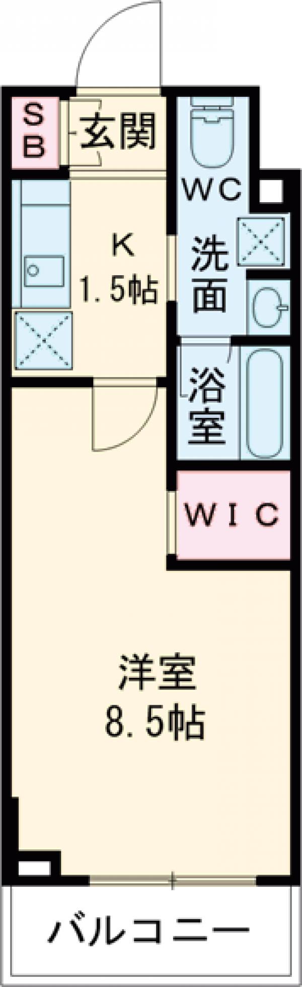 ステージファースト世田谷アジールコートの間取り