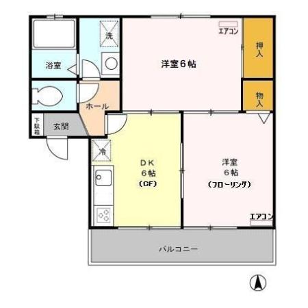 ユーハイツの間取り