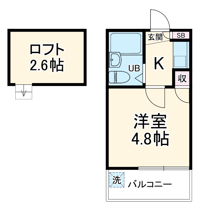 ソリテア綱島の間取り