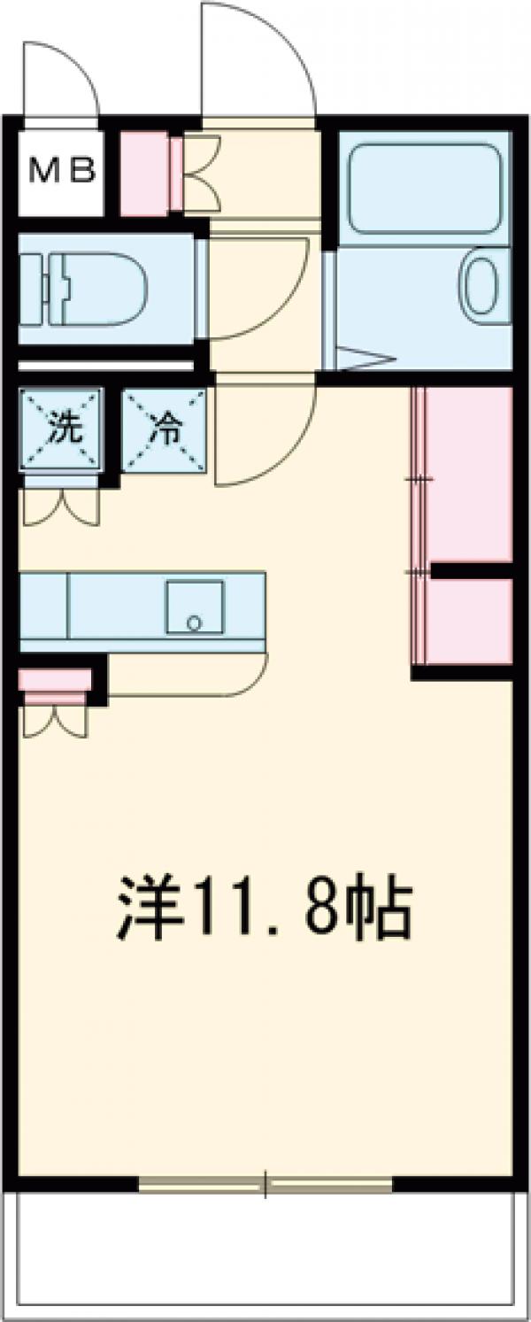 グラースビ若林の間取り