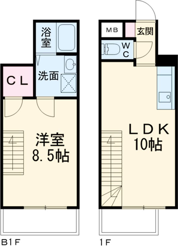 LEGALAND三軒茶屋の間取り