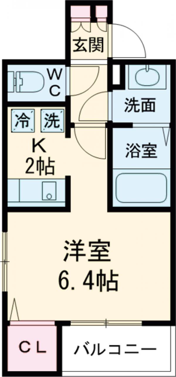 クレグラン自由が丘の間取り
