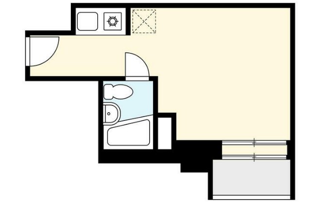大橋スカイハイツの間取り