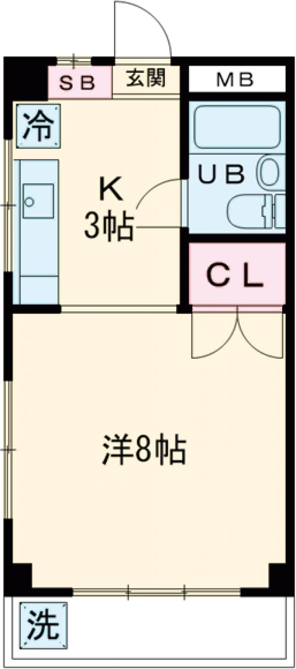 レジデンス緑ヶ丘の間取り