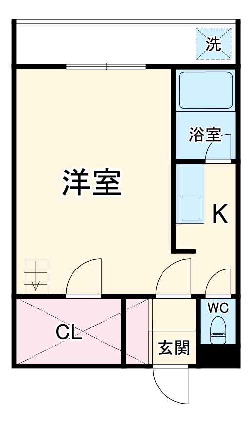 セザンヌ三谷の間取り