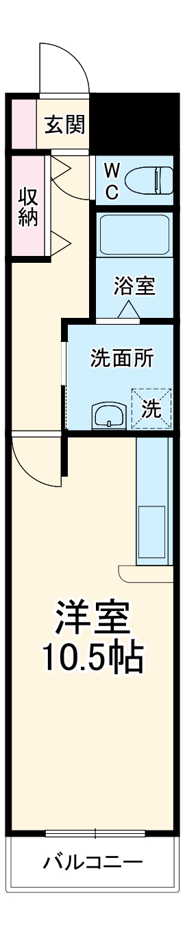 メゾン・ド・オーシマⅠの間取り