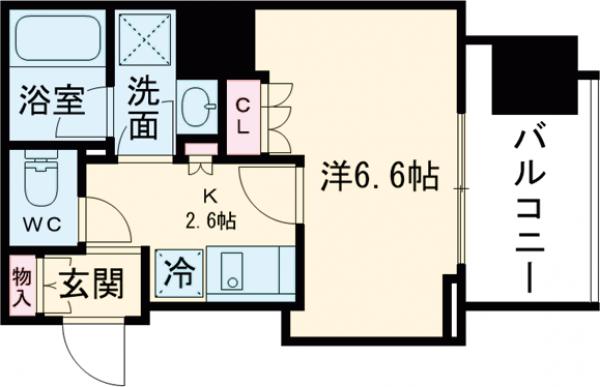 スタイリオ蒲田の間取り