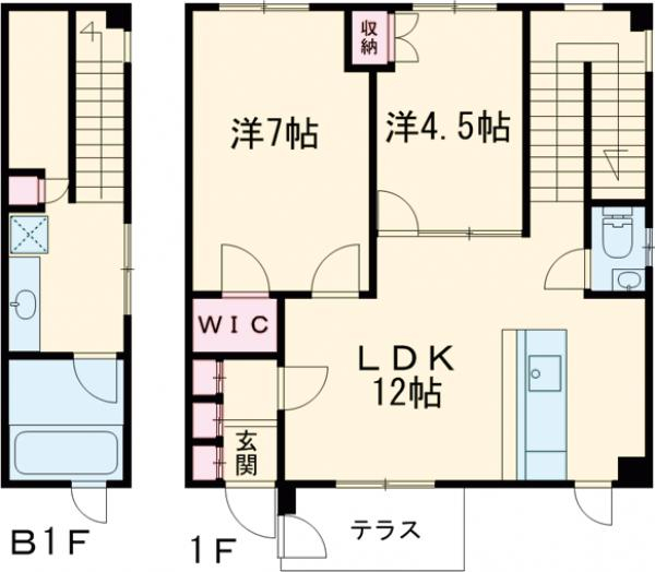 WHITE219の間取り