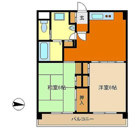 第3オンセイマンションの間取り