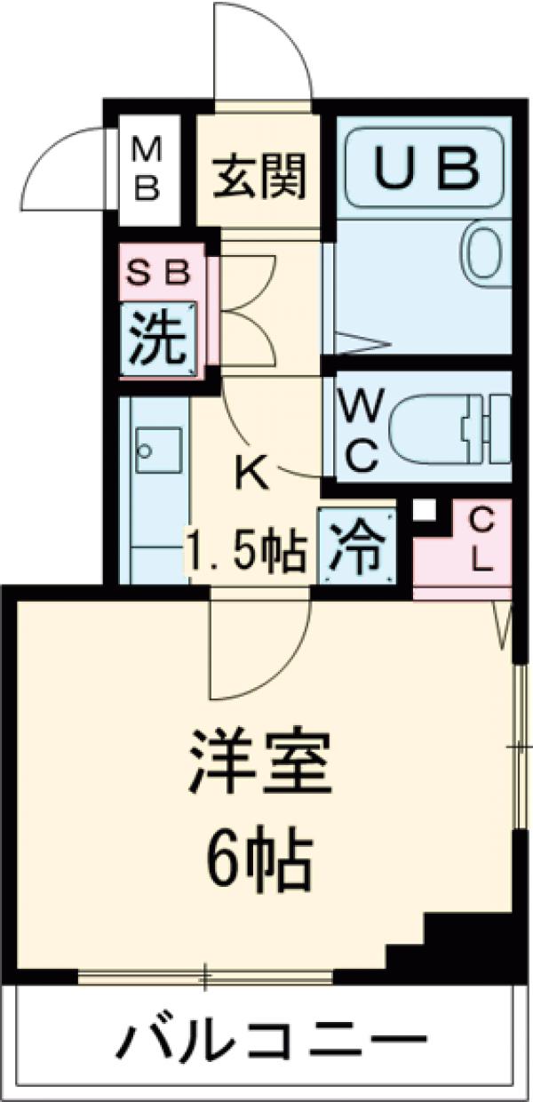 ステーションプラザロアール目黒都立大学の間取り