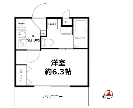 プラティーク池尻大橋の間取り