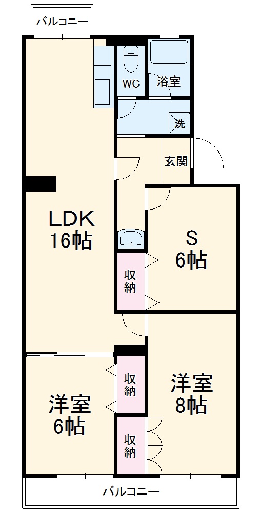 レジデンス内浦の間取り
