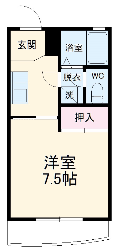 メゾンエーデルワイスの間取り