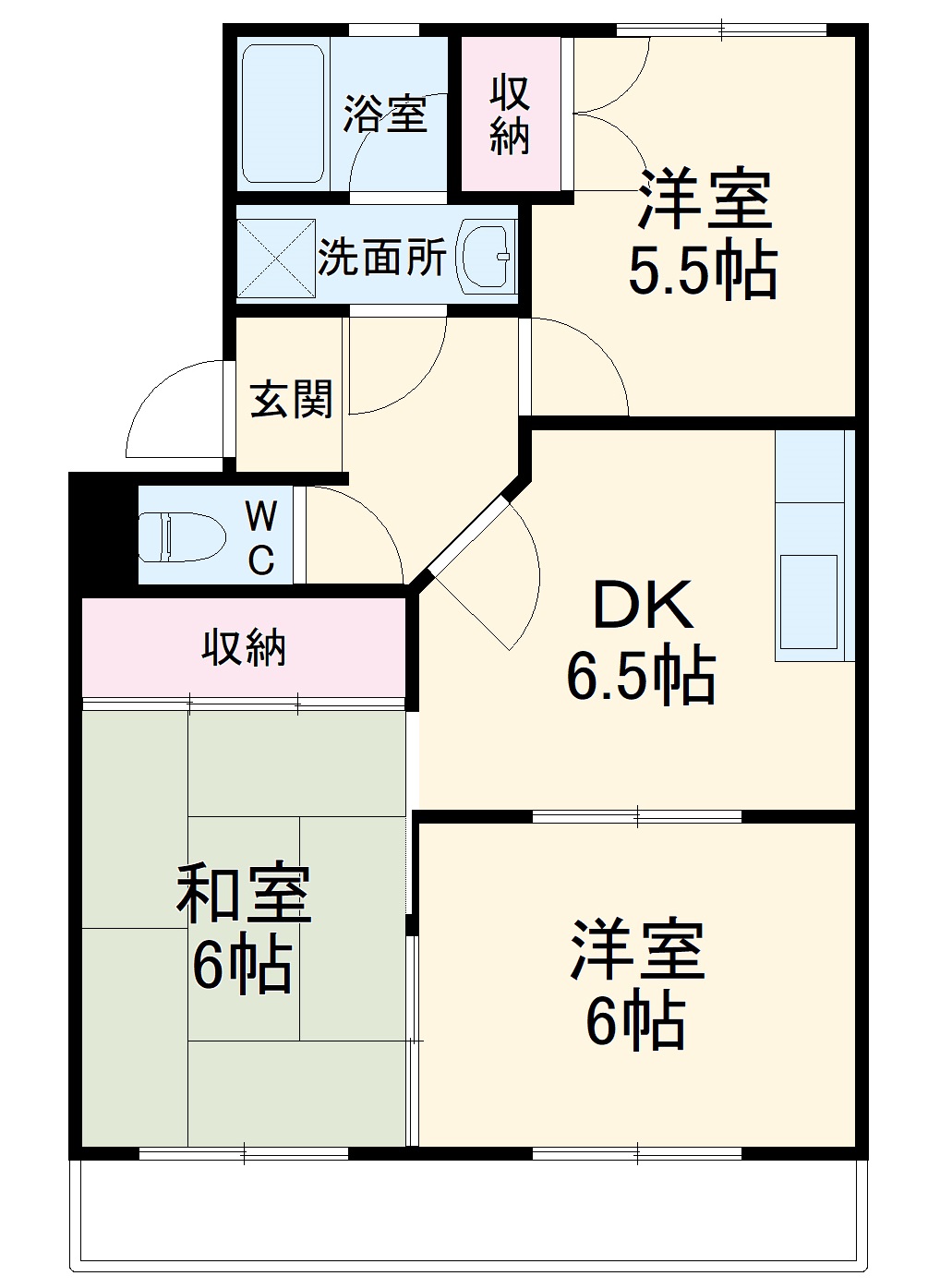ラフォーレ西沢の間取り