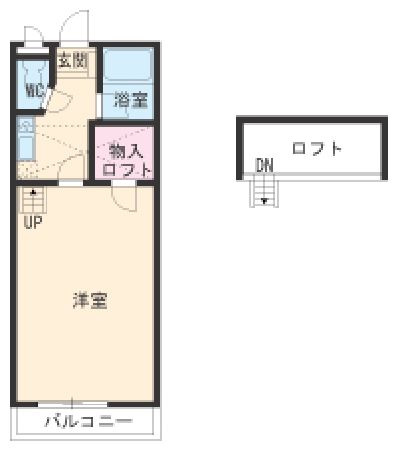 セザンヌ前芝の間取り