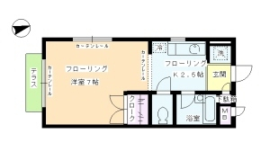 ジュネス若林の間取り