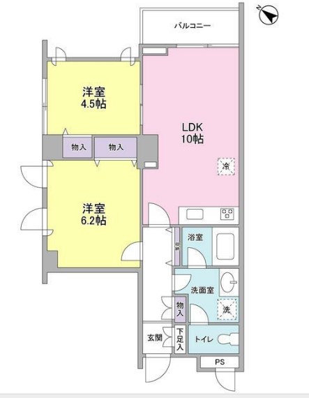 グランドメゾン三軒茶屋の間取り