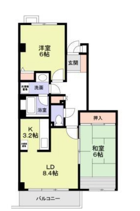 コスモリード三軒茶屋の間取り