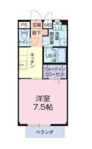 前芝町の完工年月(2007年10月)築の賃貸マンションの間取り
