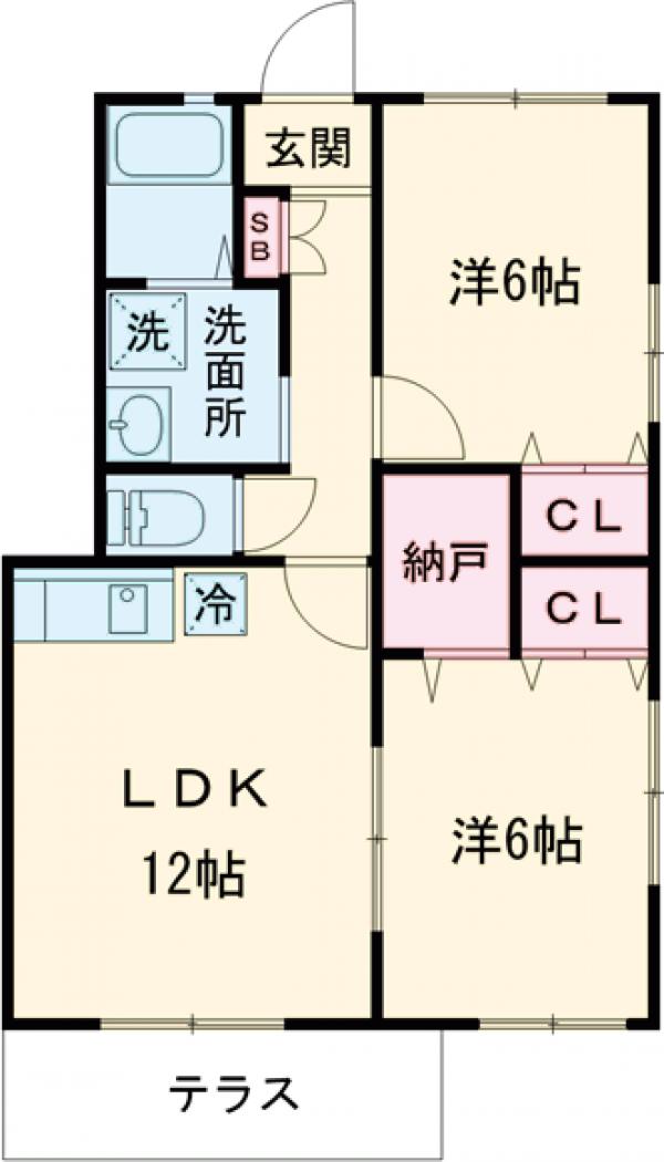 ネスト鷹番の間取り