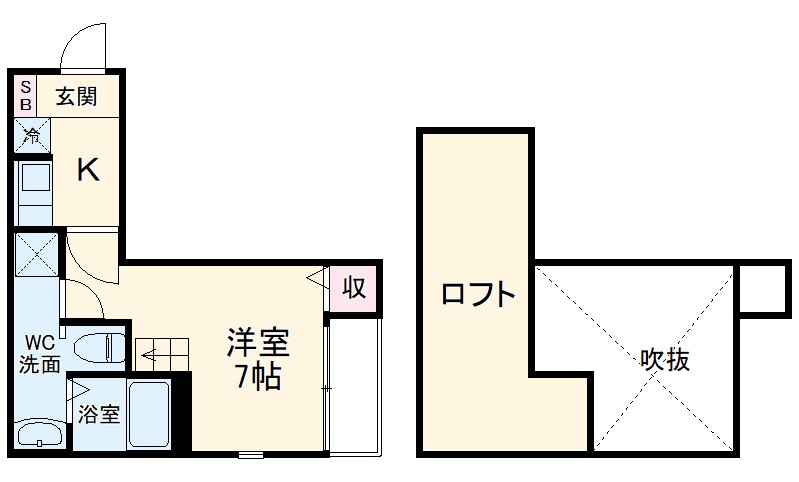 ボナール箱崎駅東の間取り
