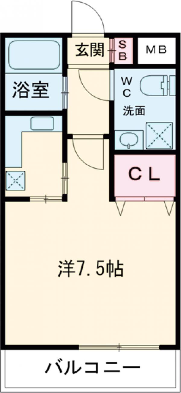 エステート・モア・今泉の間取り