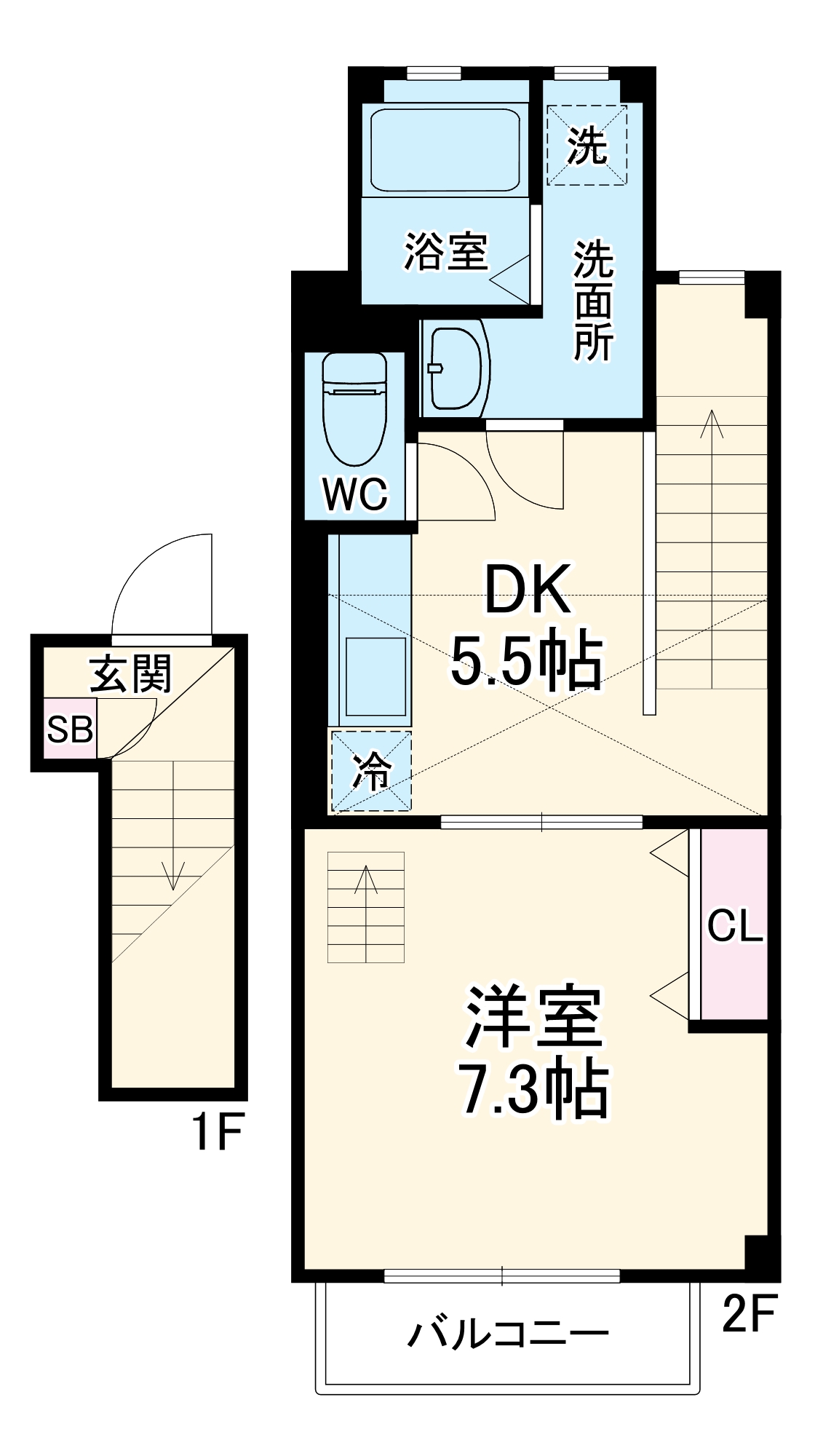 パレス エンジェルの間取り