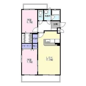 アンピレインⅡの間取り