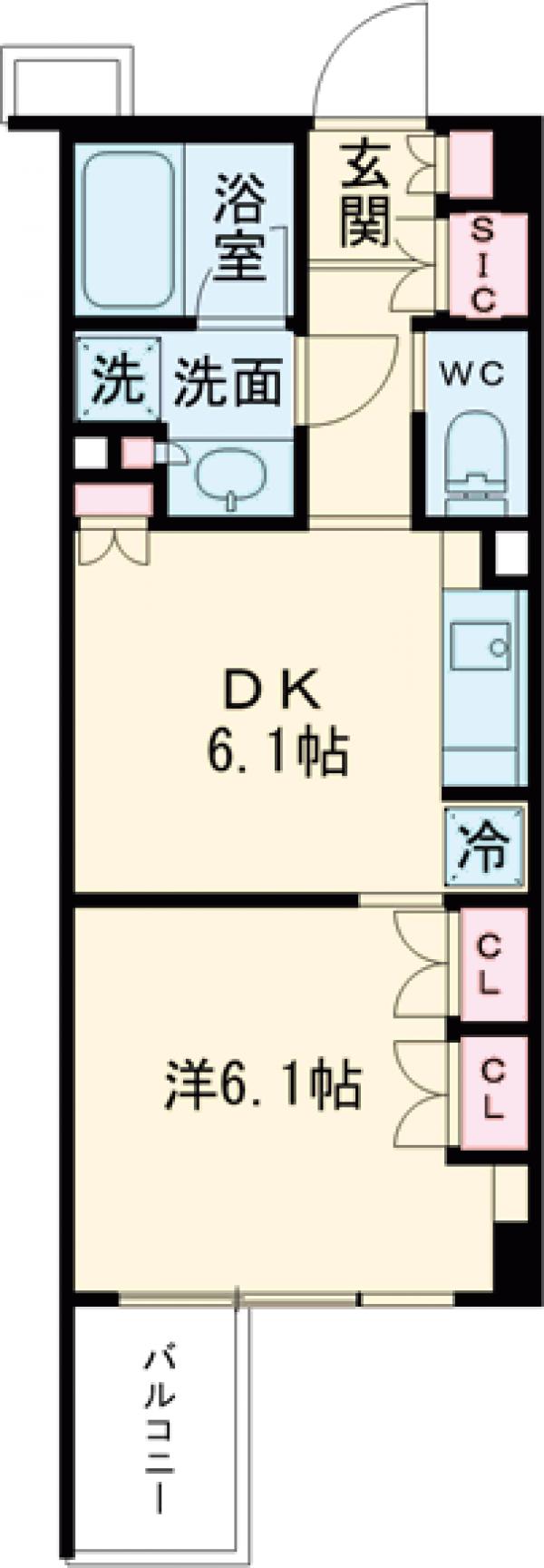 パークアクシス目黒本町の間取り