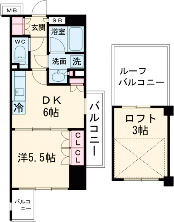 パークアクシス目黒本町の間取り