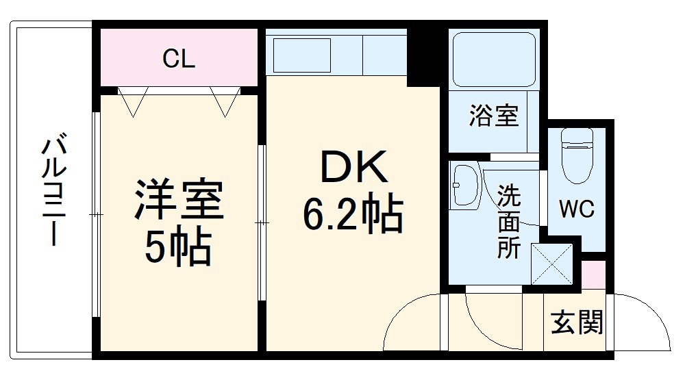 ルブラン薬院の間取り