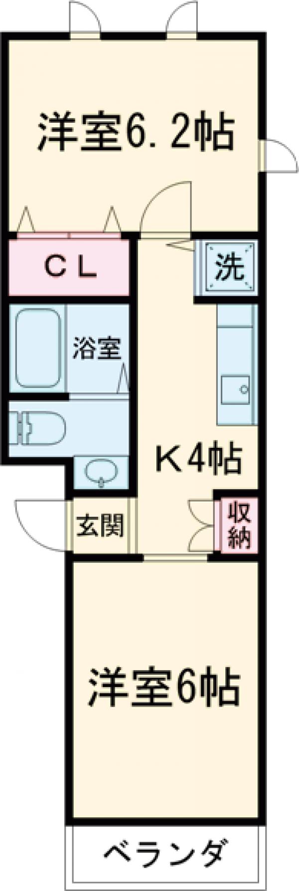 ラフィネ学芸大学の間取り