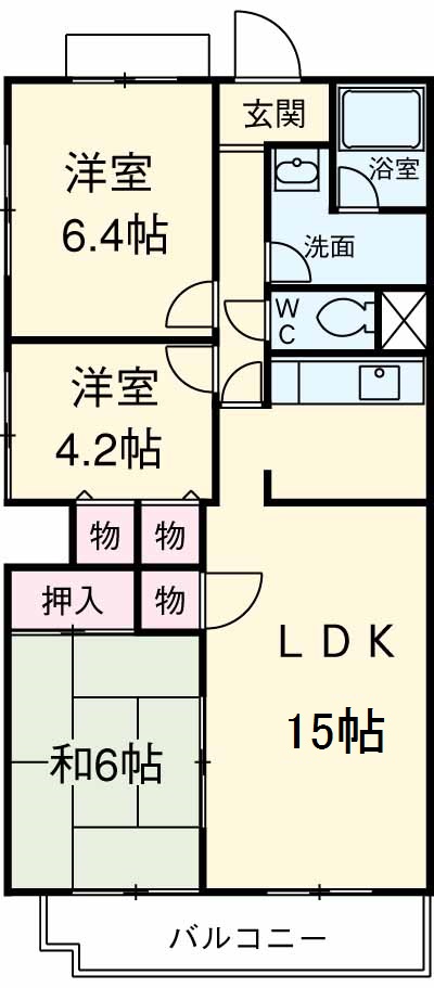 ルピナス静和の間取り