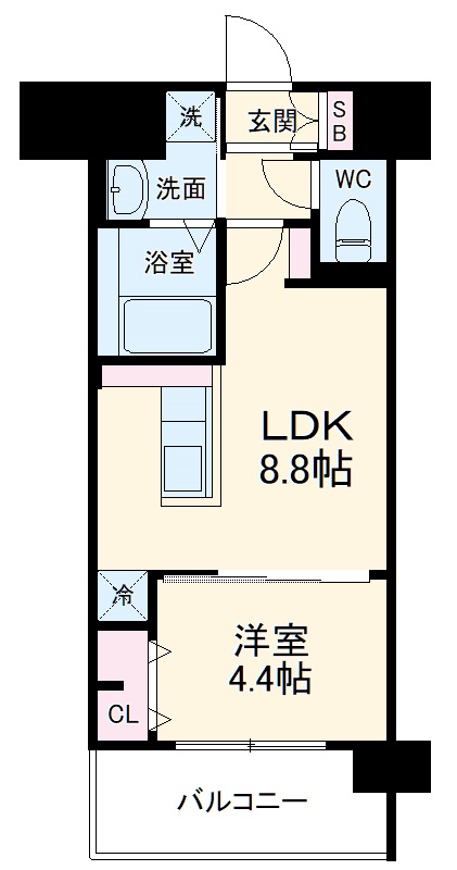 レトワール清水の間取り