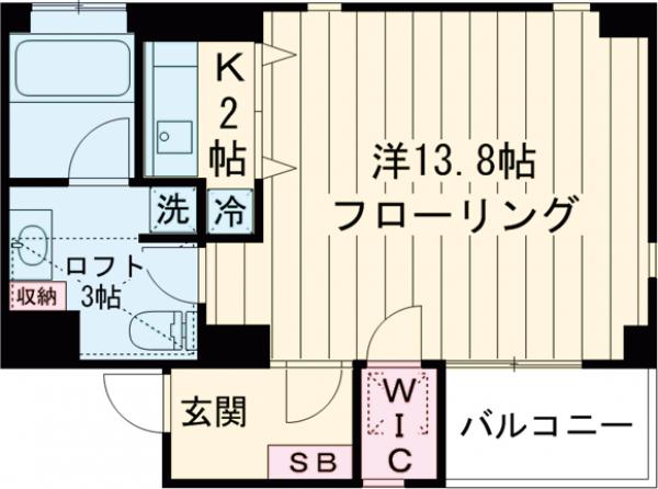 FLEG目黒平町の間取り