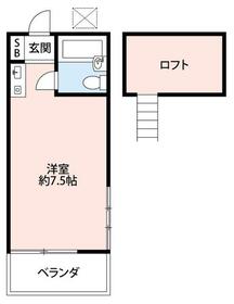 メゾン中尾第1A・Bの間取り