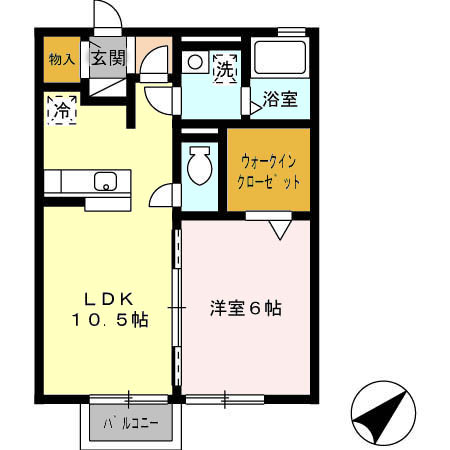 宝珠 Bの間取り