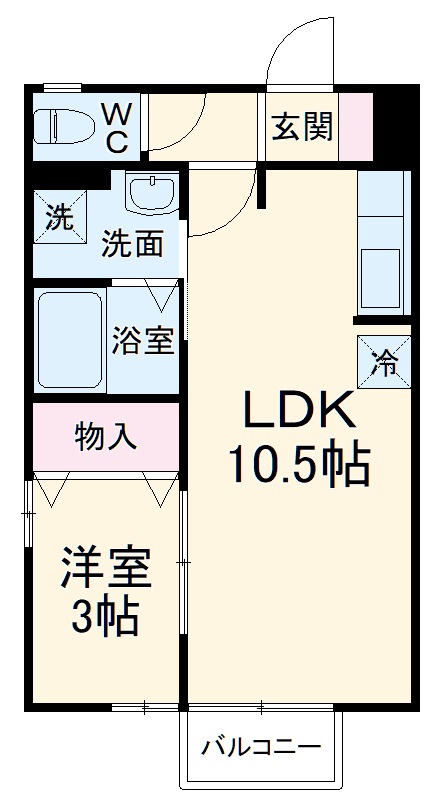 モナリエ野路の間取り