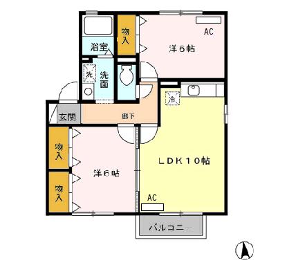 グレイスコートの間取り