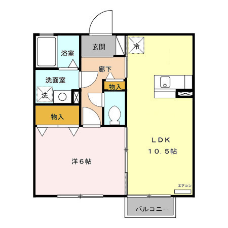 モナリエほんまちの間取り