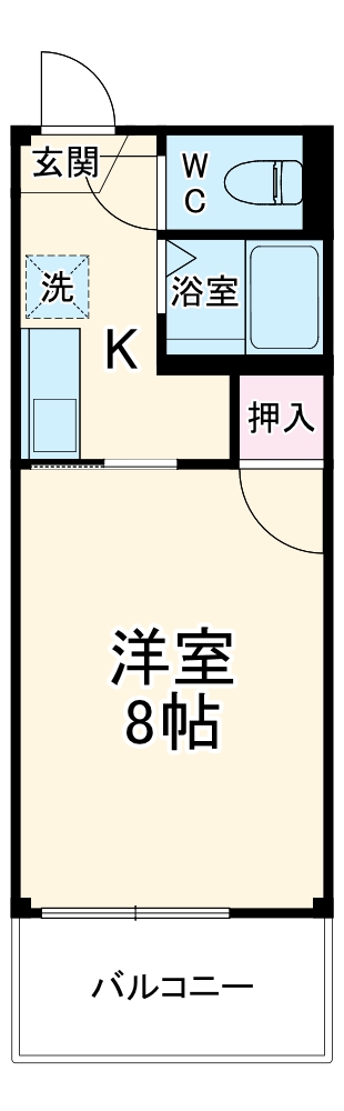 サープラス石田の間取り