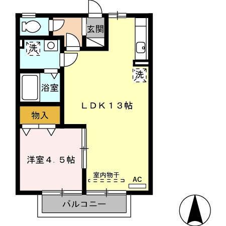 Elle Sophia A棟の間取り