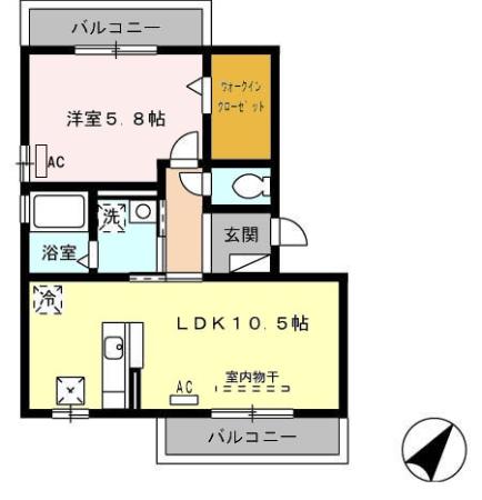 Casa Biancoの間取り