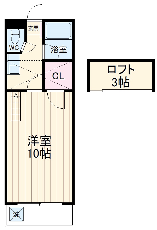 セザンヌ下地の間取り