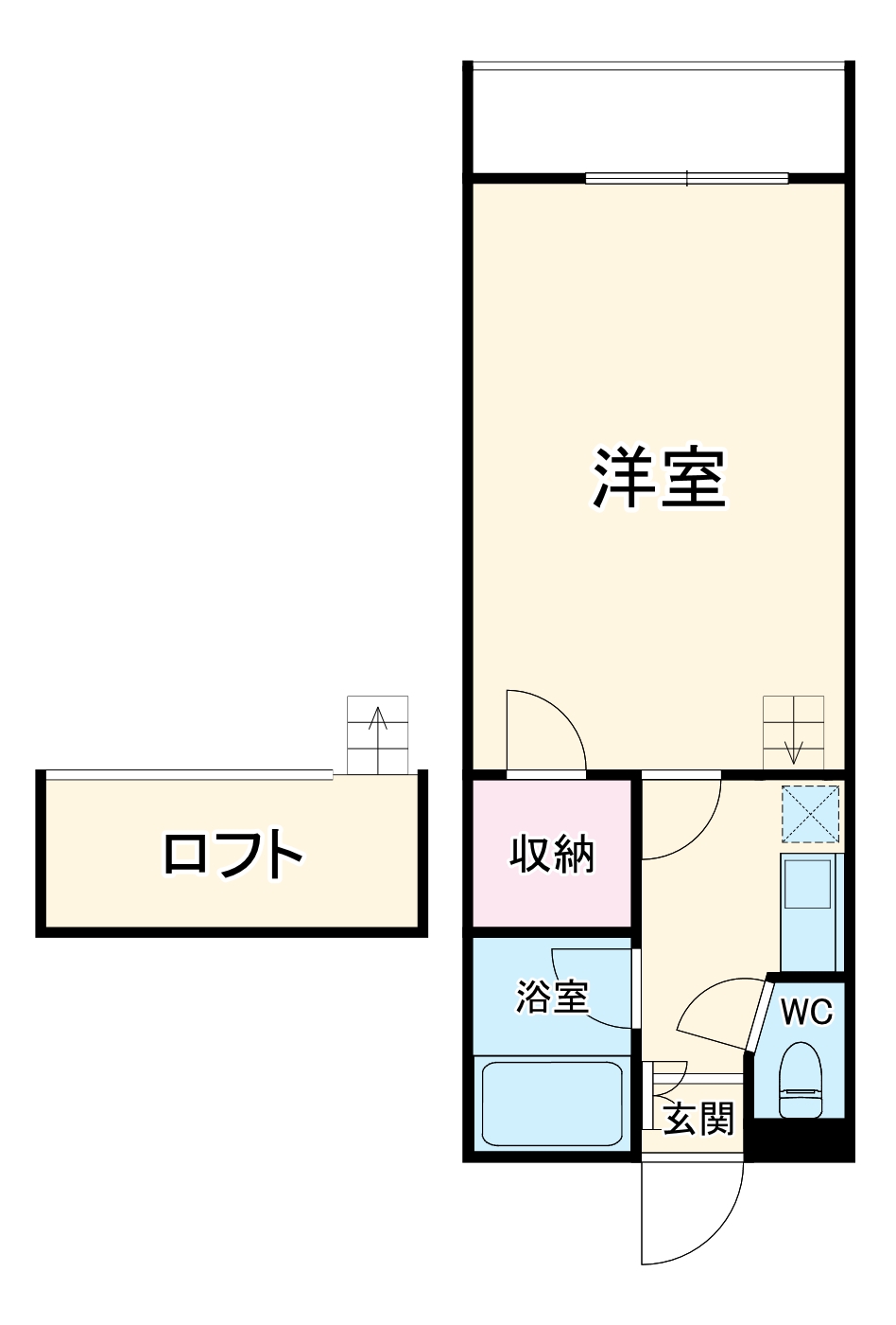 セザンヌ下地の間取り