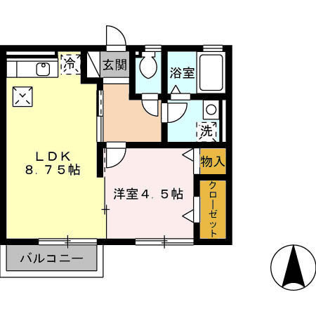 モナリエローザの間取り