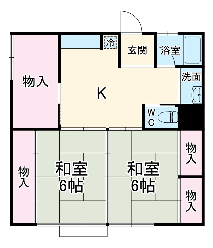 コーポ松山の間取り