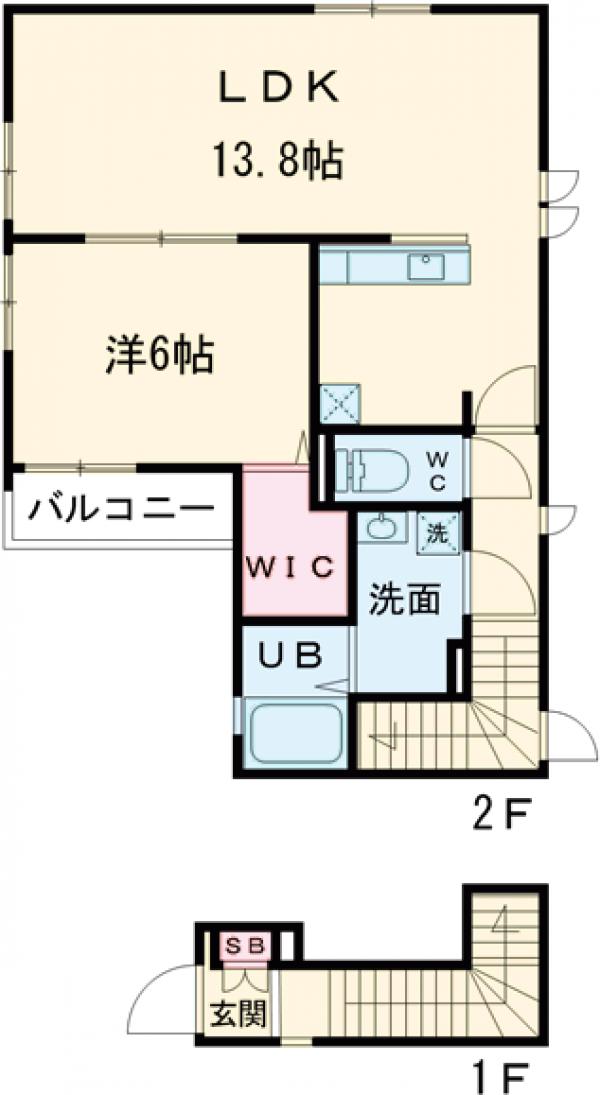 メルヴェーユ 東が丘の間取り